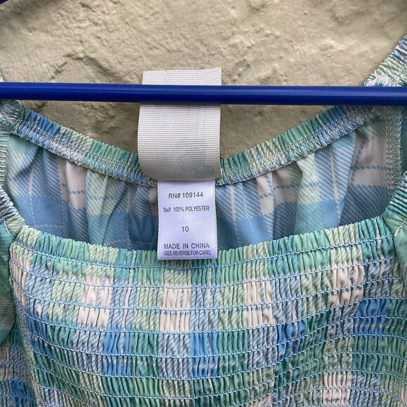 Girls smocked top SZ 10 - Picture 4 of 4